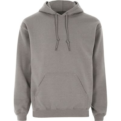 Dark grey casual hoodie